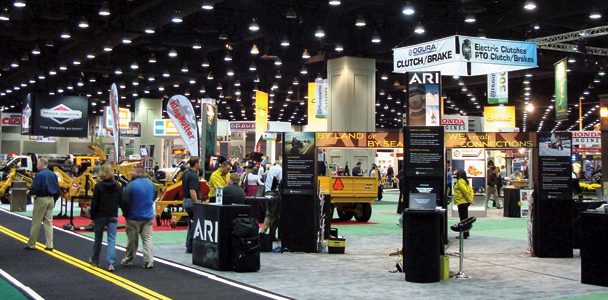 The show floor at IBEX