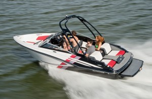 The Glastron GTS187 is one of Rec Boat Holdings’ new lines of jet boats.