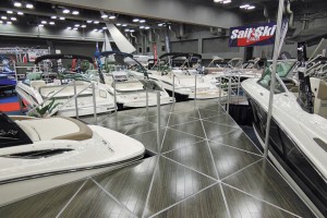 The Sail & Ski Center, winner of the 2012 Top 100 Best Boat Show Strategy Award, puts a lot of time and money into developing an inviting display. 
