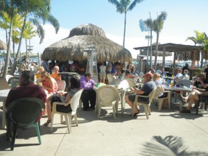 Parks Marina’s Barefoot Bar is a waterfront destination for boaters and other tourists in Iowa’s Great Lakes region.
