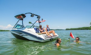 Yamaha sees its competition as all OEMs that focus on family fun products, not just jet-powered boats. 