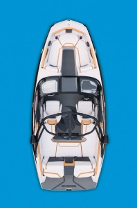 Scarab’s all new jet boats are designed with bolder colors and sharp lines to appeal to younger, more athletic boaters.