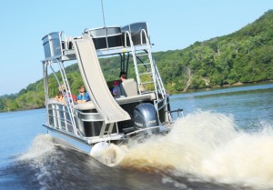 Family-focused boats such as the Premier Sky Dek are growing in sales as engineers continue to innovate.