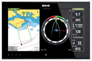 The B&G Zeus2 Glass Helm (above) is the first multifunction navigation system designed specifically for sailing. Simrad’s ForwardScan offers boaters a clear image of the water column and ocean floor in front of the boat.