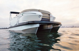 Larson developed its triple-tapered tube technology to provide a similar feel for customers who were accustomed to owning a fiberglass boat.