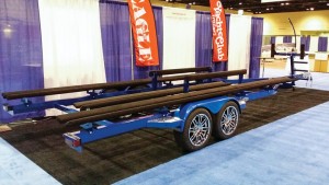 Eagle has launched a revamped line of pontoon trailers.