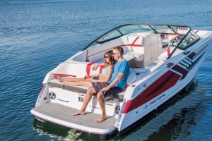 While the FasDeck line meets water sports needs, Regal said it has focused much of the FasDeck design on the stationary aspects of the boat.