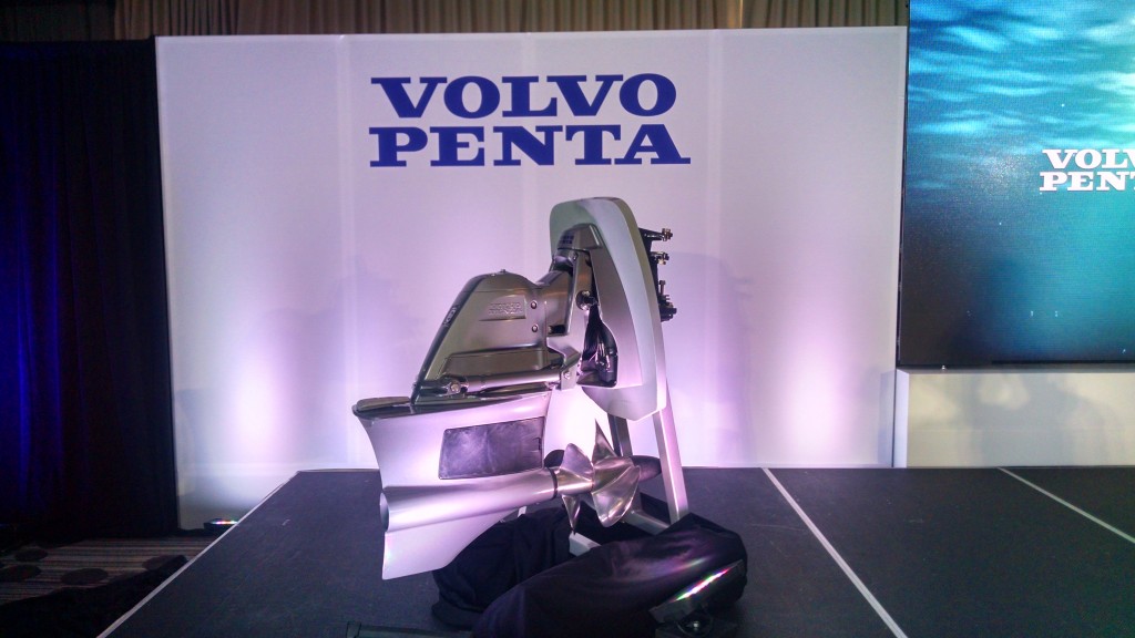 The Volvo Penta Forward Drive was first introduced at the Miami International Boat Show in February.