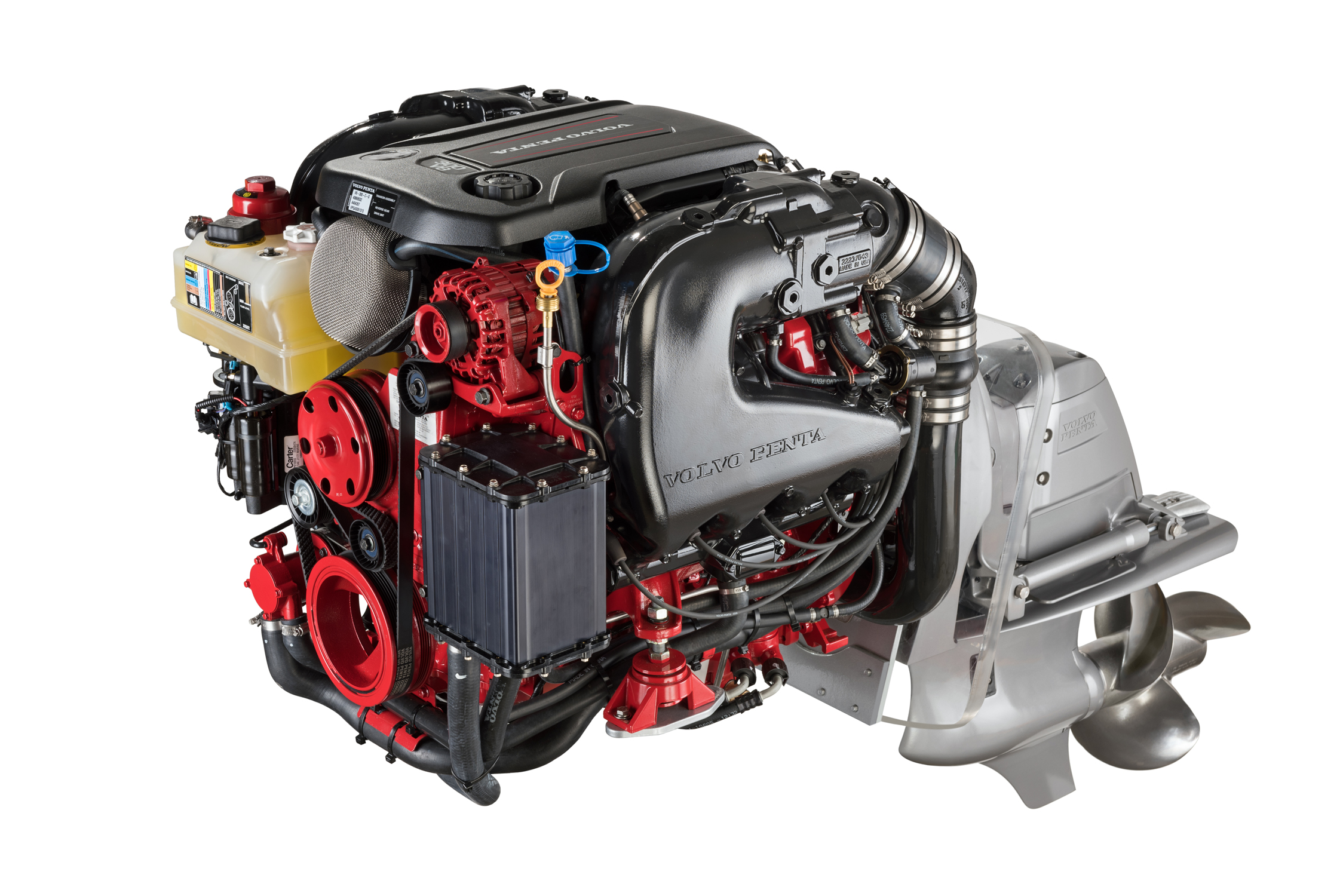  Volvo  Penta  showcases next generation V8 marine gas 