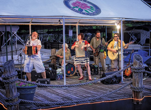 Laurel Marina expanded its music season to include more entertainment on Saturday nights, which helps keep customers at the marina.