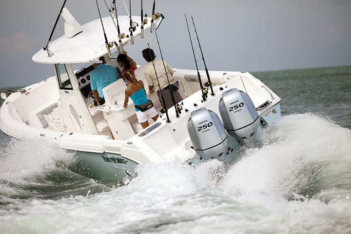The saltwater fishing market has been a big driver of outboard growth