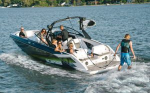 Technological advancements in engines and electronics have driven boat design, particularly through the popularity of water sports.