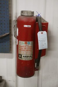 While most businesses are aware of the need for an annual fire extinguisher inspection, Kukuk said companies are required to conduct monthly inspections and initial the back of the extinguisher tag per OSHA regulations.