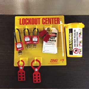 Buckeye Sports Center’s training devoted an entire segment to Tag out/Lock out procedures to protect people from equipment that has a problem or is down for service. Businesses are required to have the necessary equipment to keep people from using dangerous equipment.