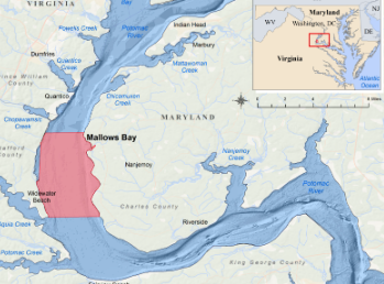 Mallows Bay map