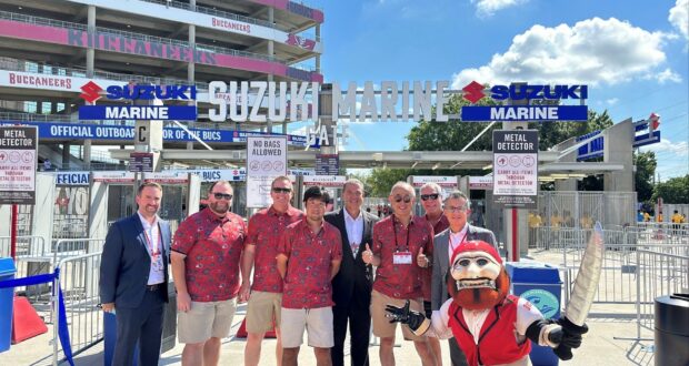 Suzuki Marine elevates to Tampa Bay Buccaneers Pewter Partner