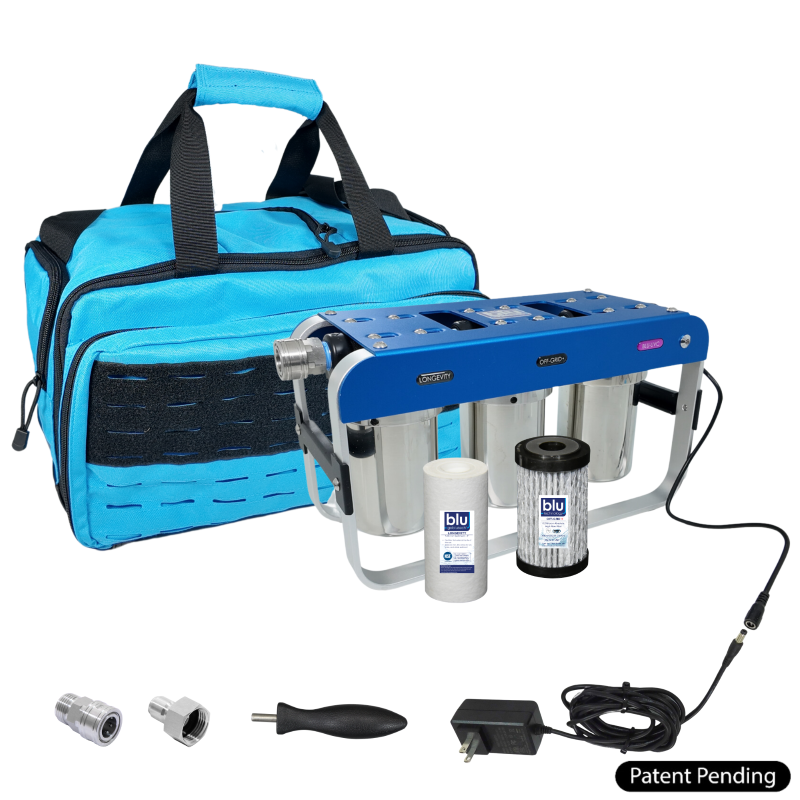 GoBluTech - AR3 LED UVC High-Flow 4-Stage RV Water Filter & Purification System