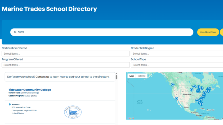 Marine Trades Schools Directory