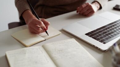 Adobe Stock image of someone writing