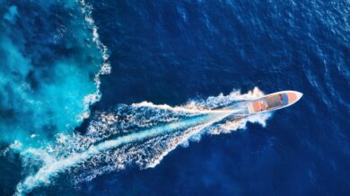 boat on water