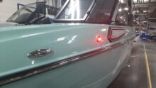 navigation light on a boat