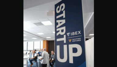 IBEX Start-Up competition sign