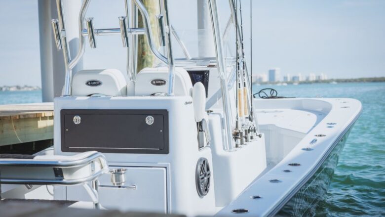 Rockford Fosgate speakers on center console